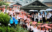中国侗乡贵州黎平端午关秧门侗寨古老仪式祈丰收！