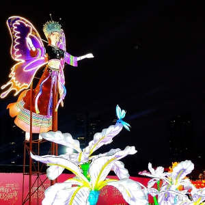 贵阳观山湖公园灯会庙市亮灯开园